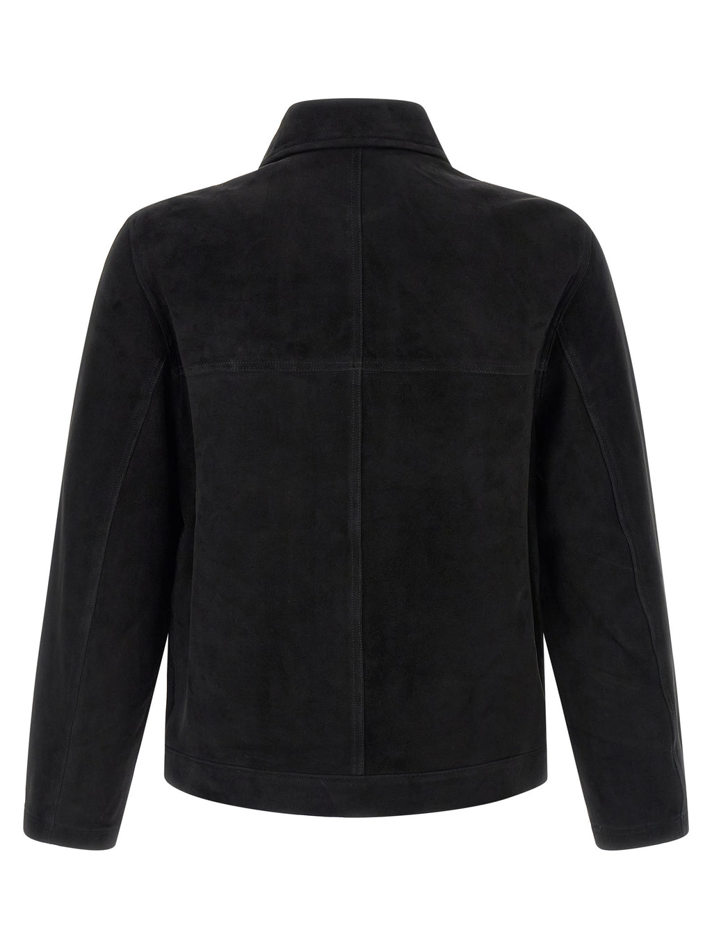 Black Suede Leather Leather Jacket