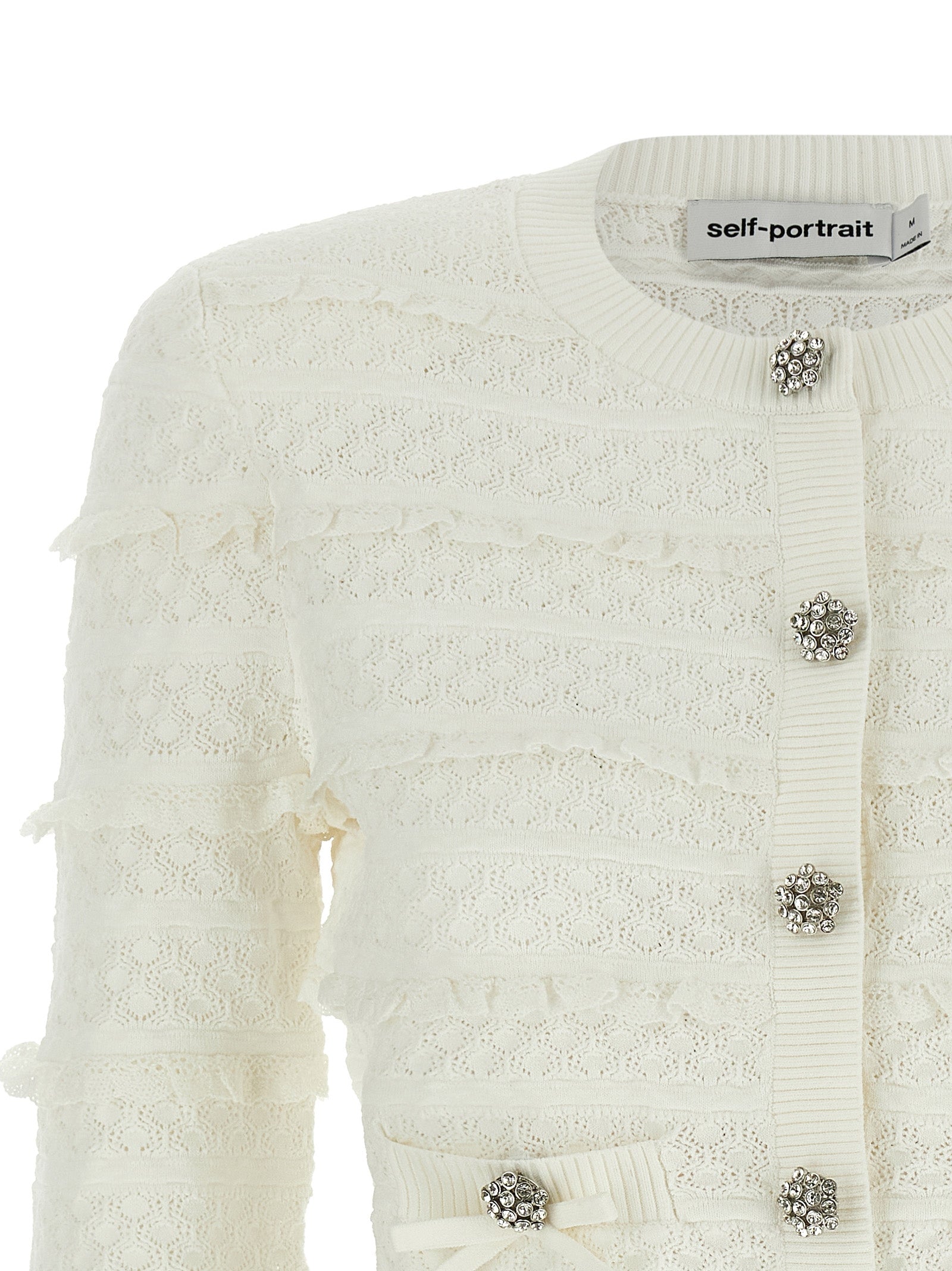 White Viscose Cardigan