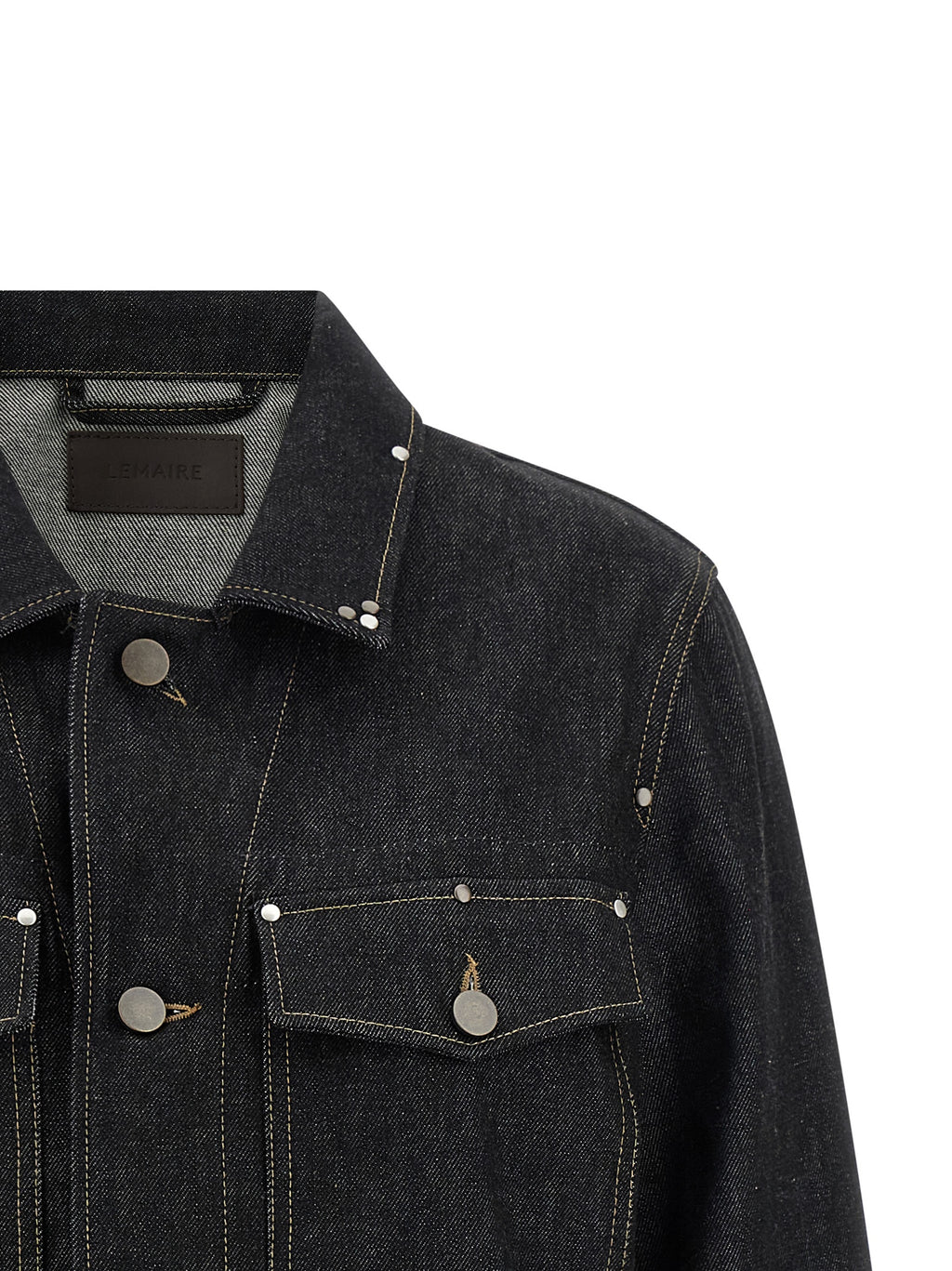 Black Cotton Denim Jacket