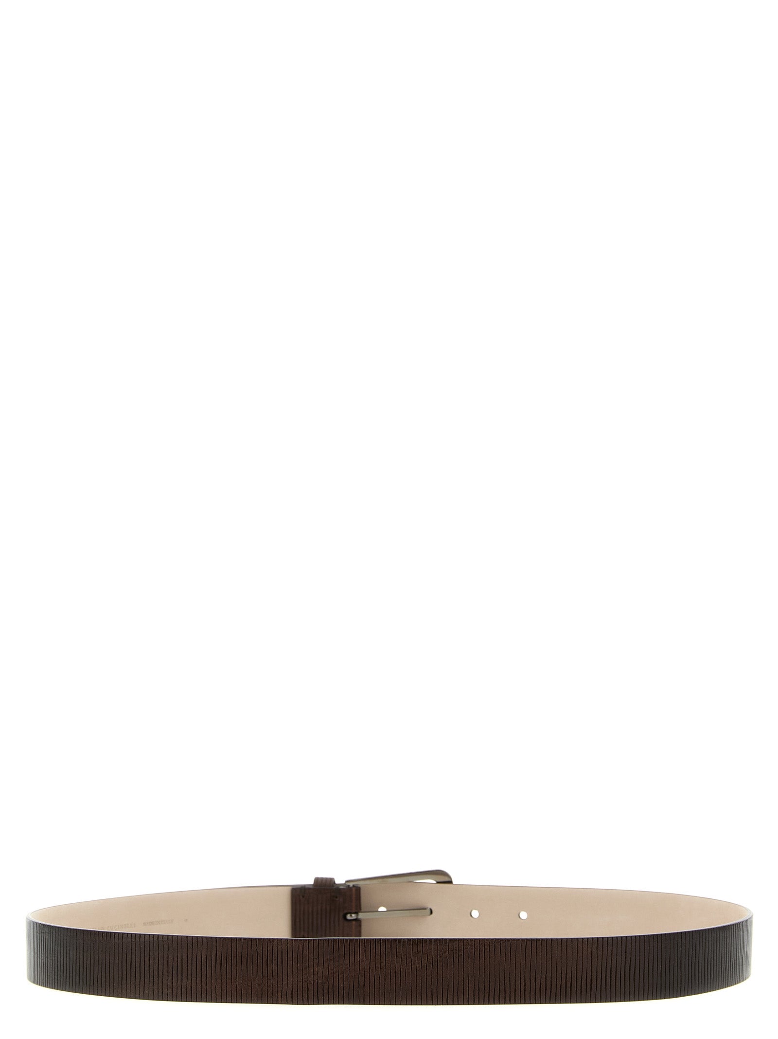 Brown Leather Regular Belt