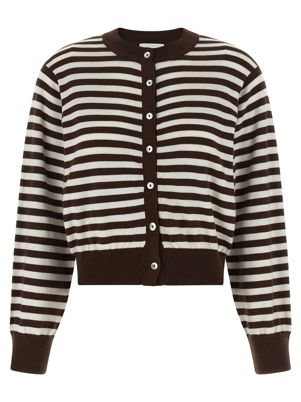 Brown Cotton Cardigan