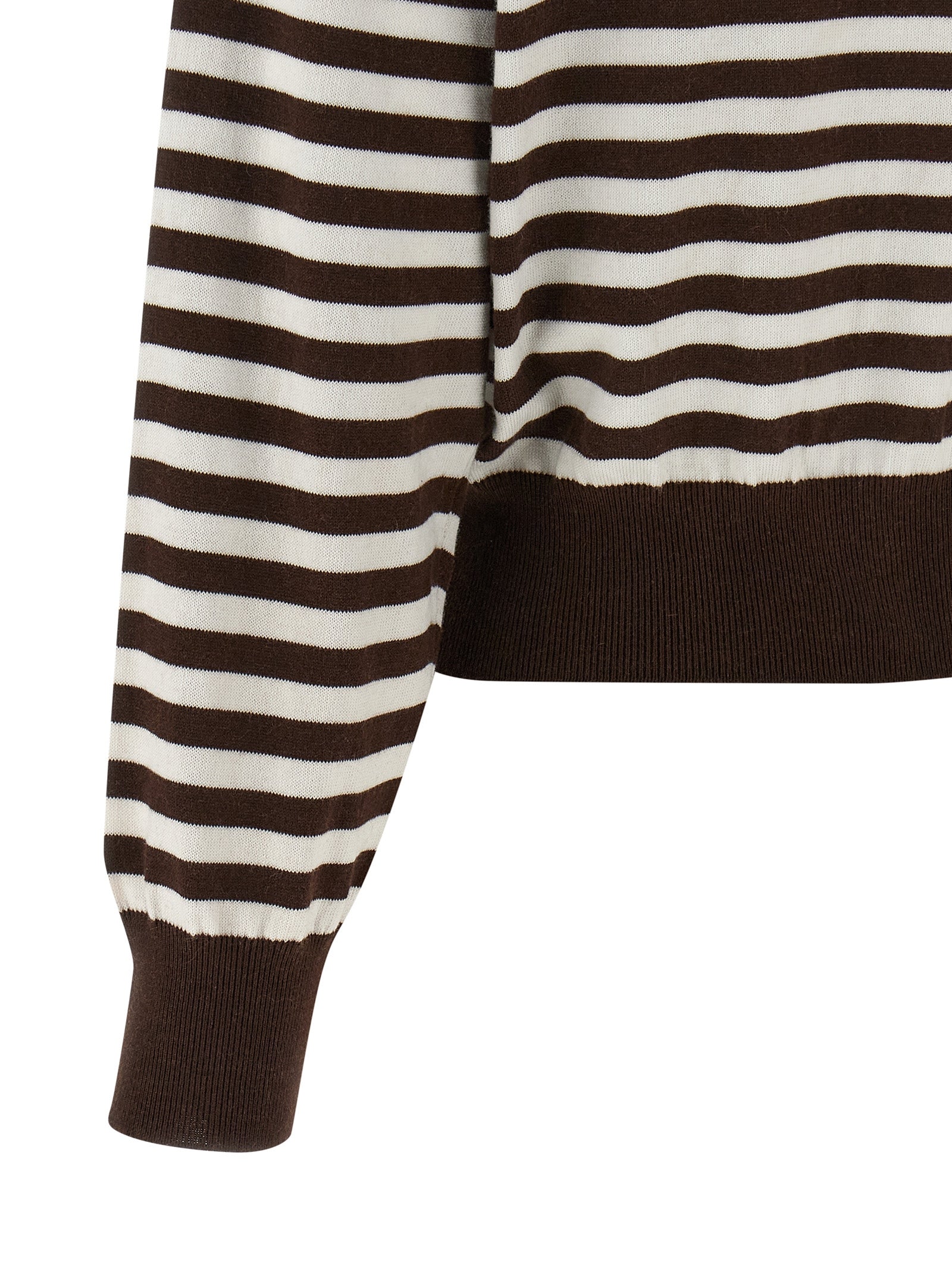 Brown Cotton Cardigan