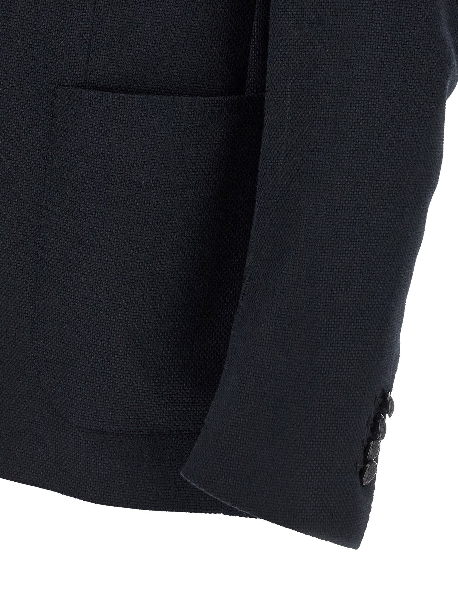 Blue Cotton Blazer