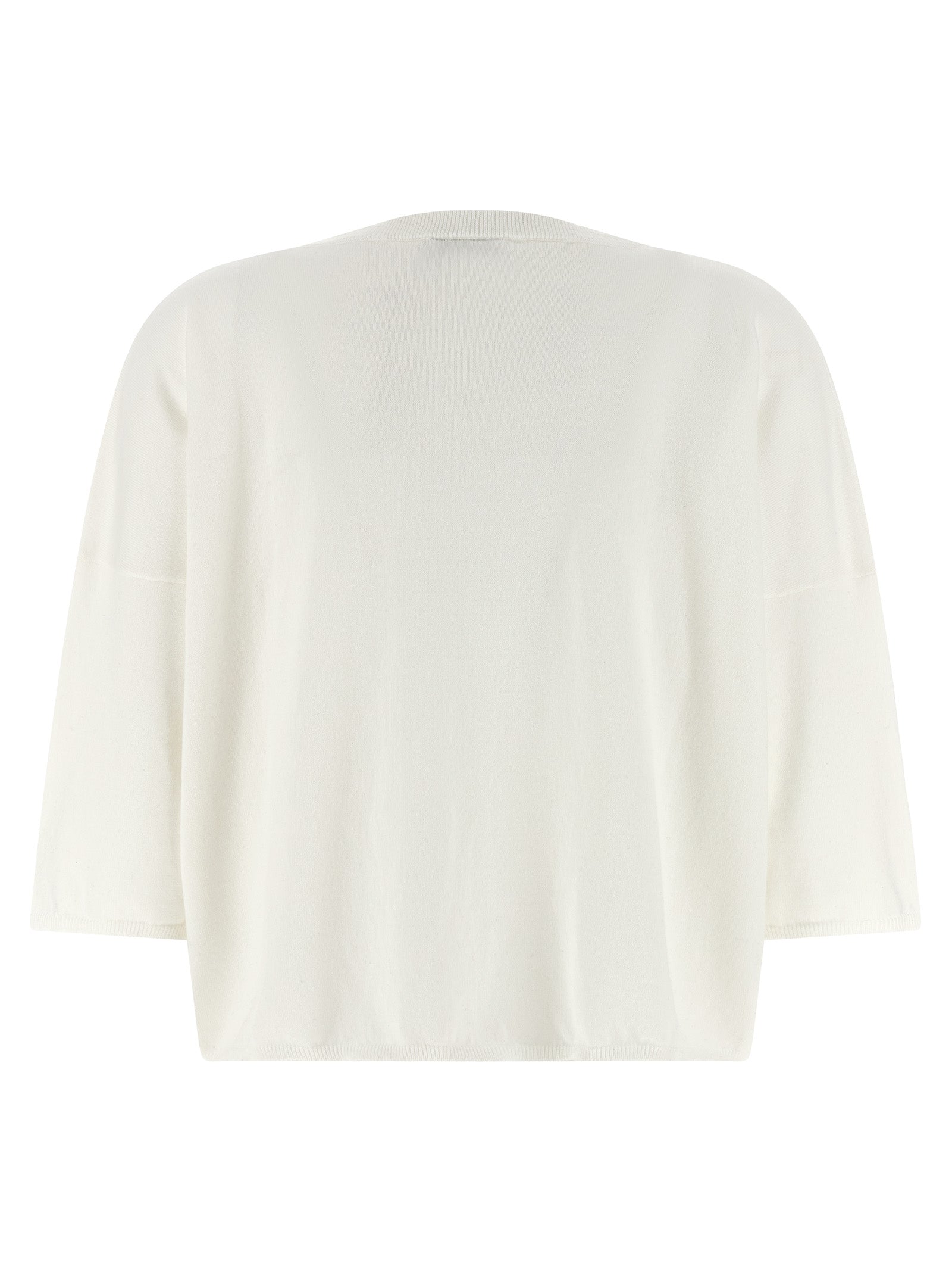 White Cotton Cardigan
