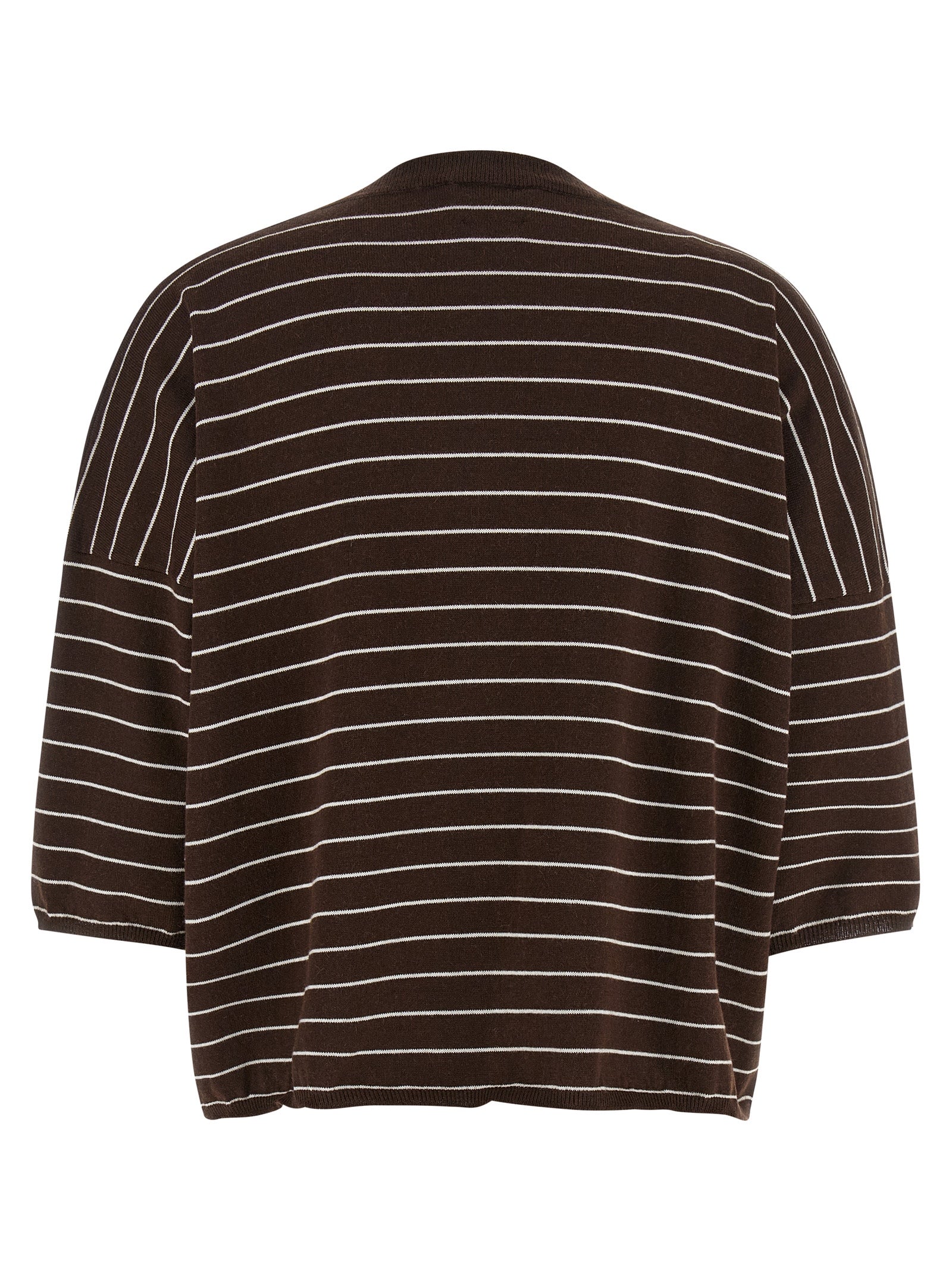 Brown Cotton Cardigan