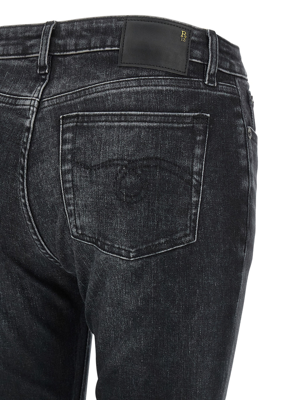 Black Cotton Jeans Denim