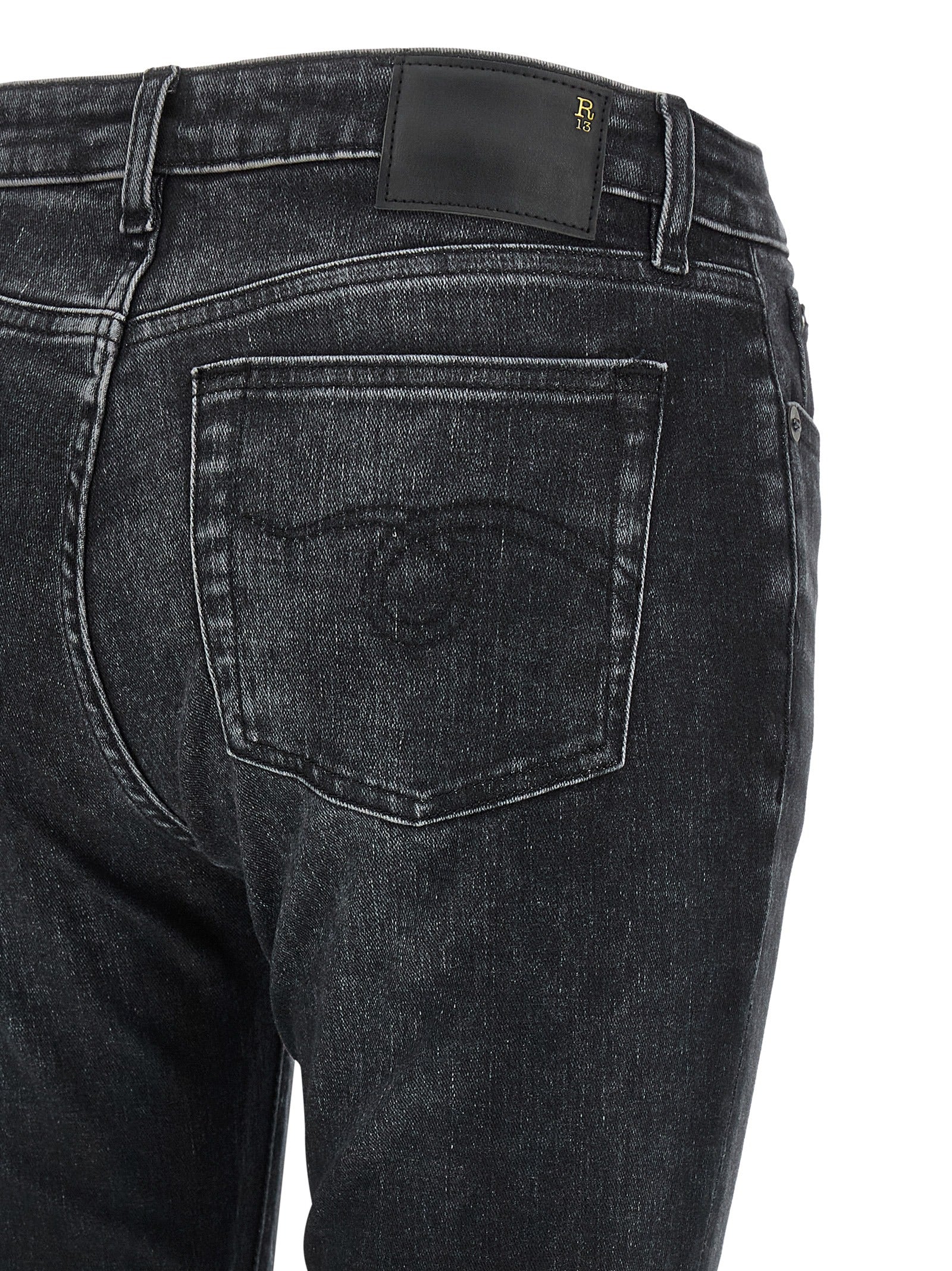 Black Cotton Jeans Denim