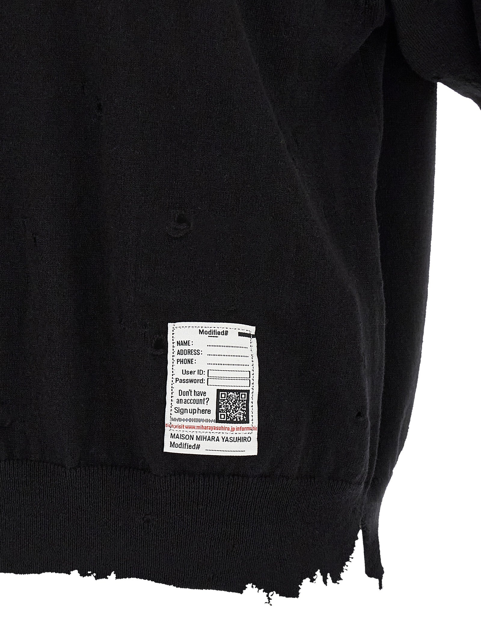 Black Cotton Polo Shirt