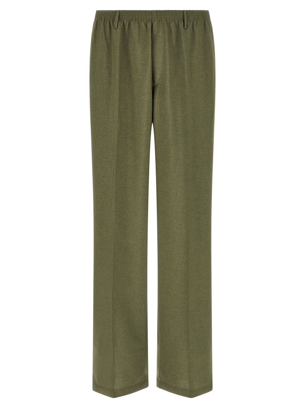 Bicolor Polyester Casual Pants