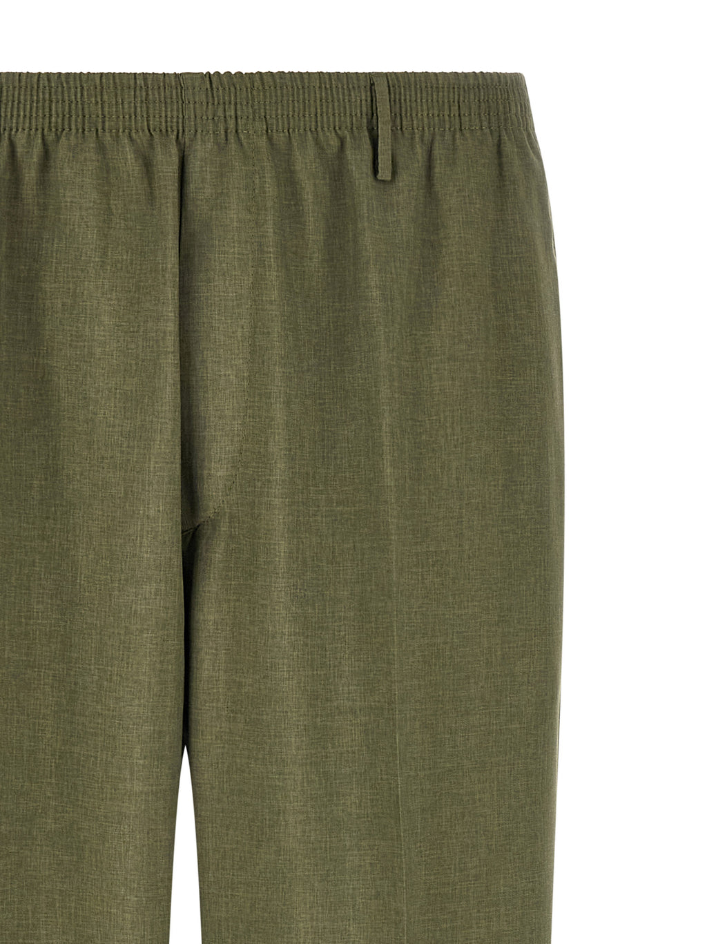 Bicolor Polyester Casual Pants