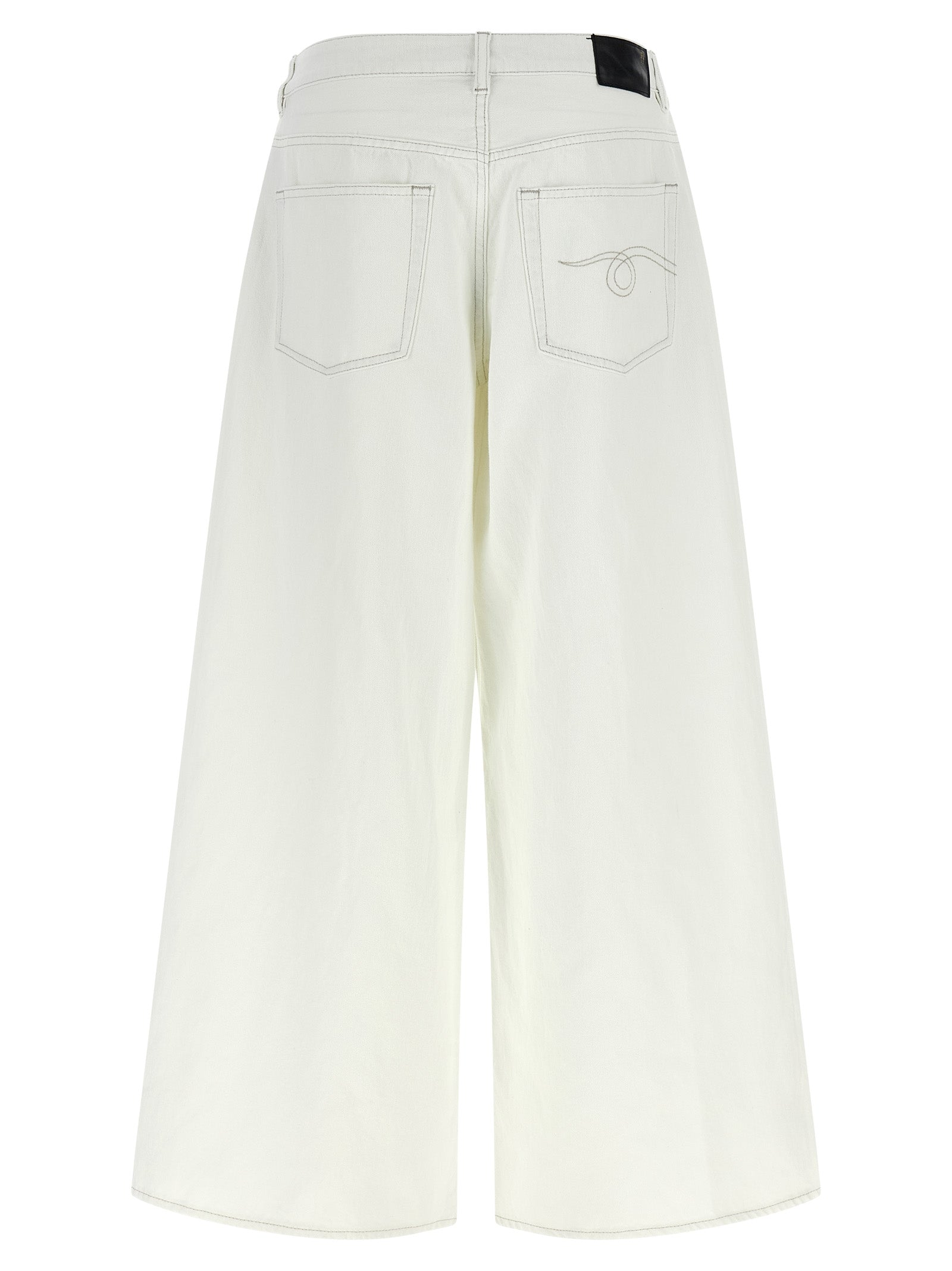 White Cotton Jeans Denim