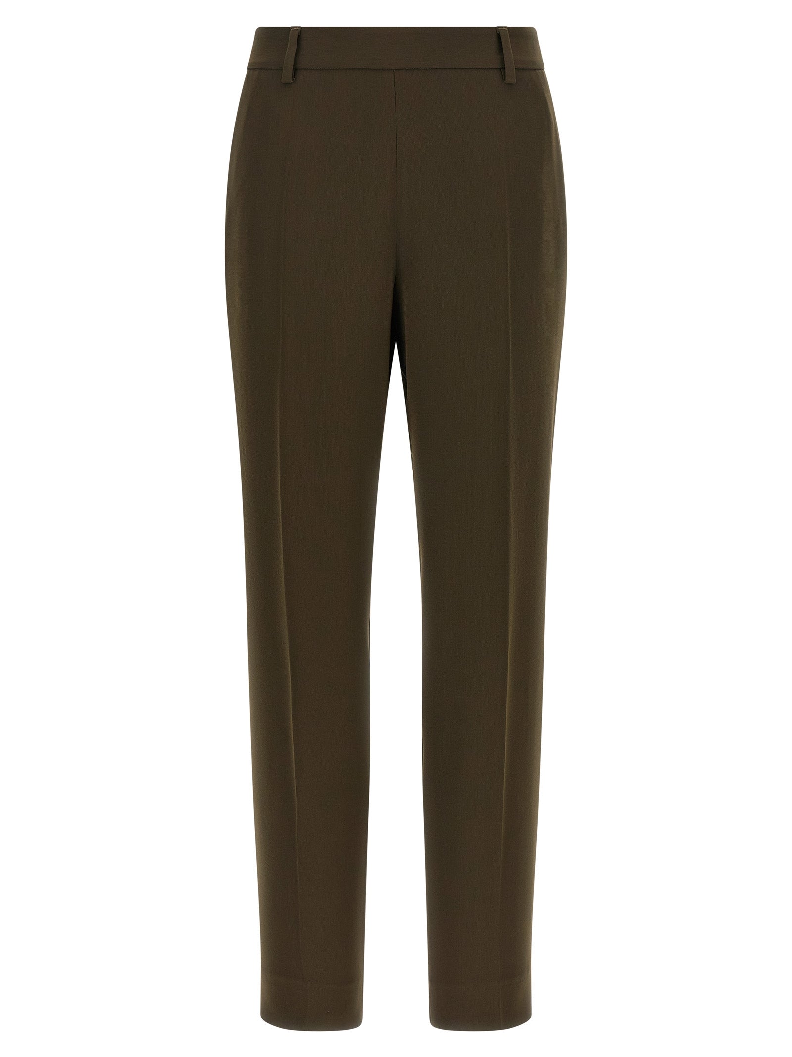 Bicolor Triacetate Casual Pants