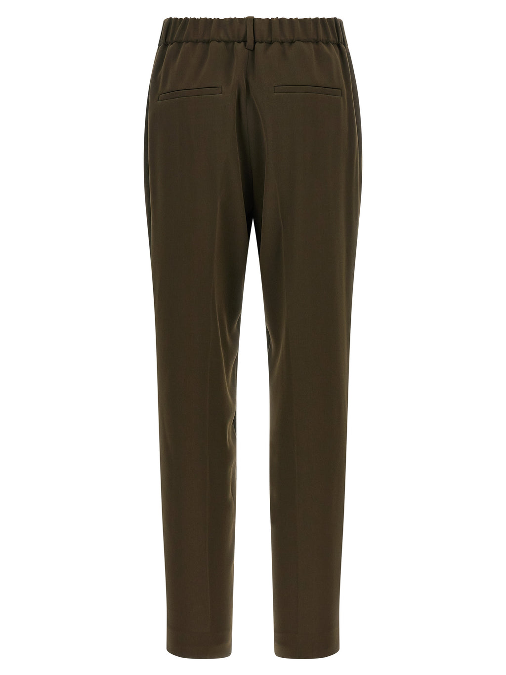 Bicolor Triacetate Casual Pants