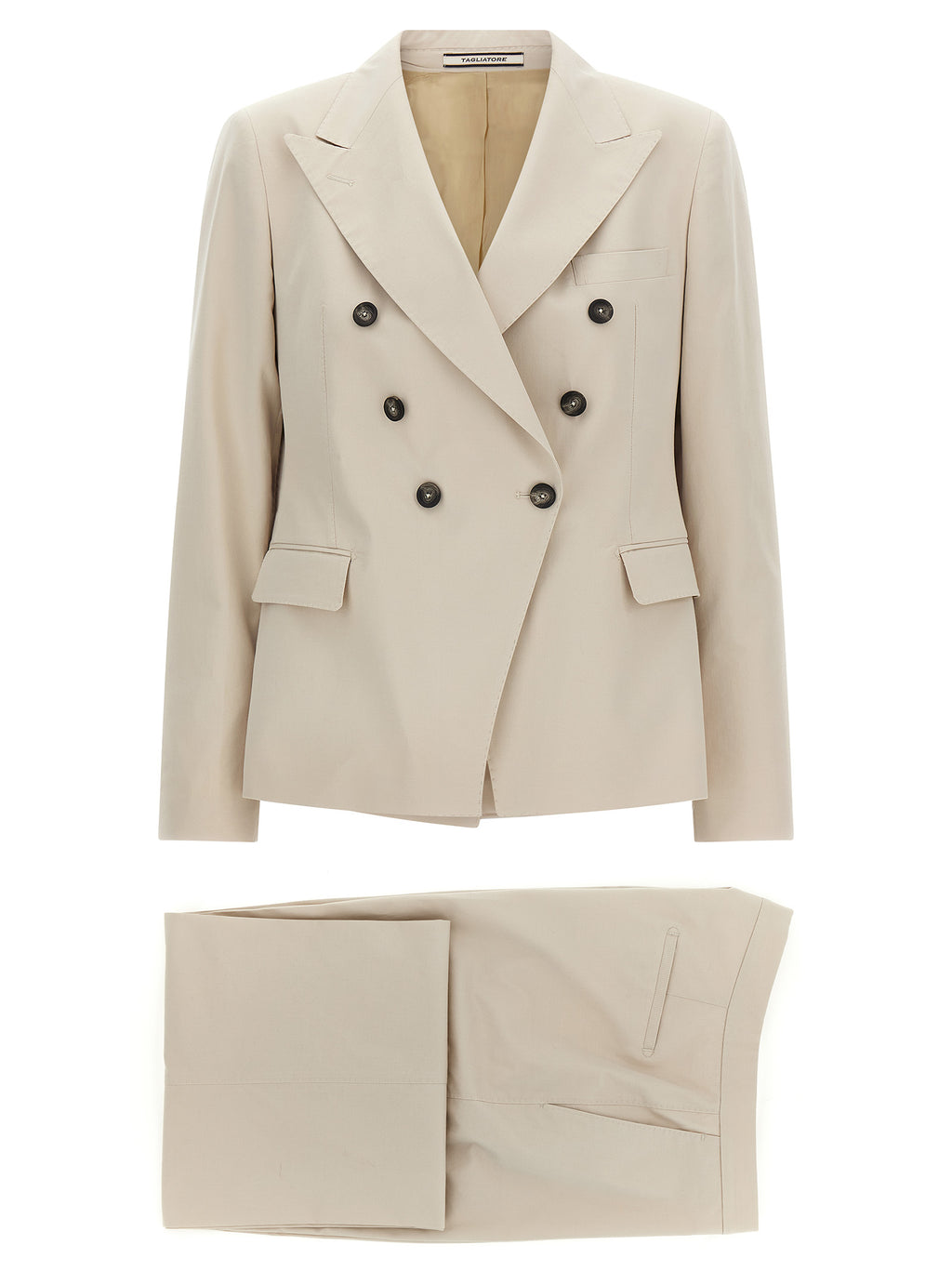 Beige Cotton Blazer