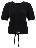 Black Organic Cotton Cardigan