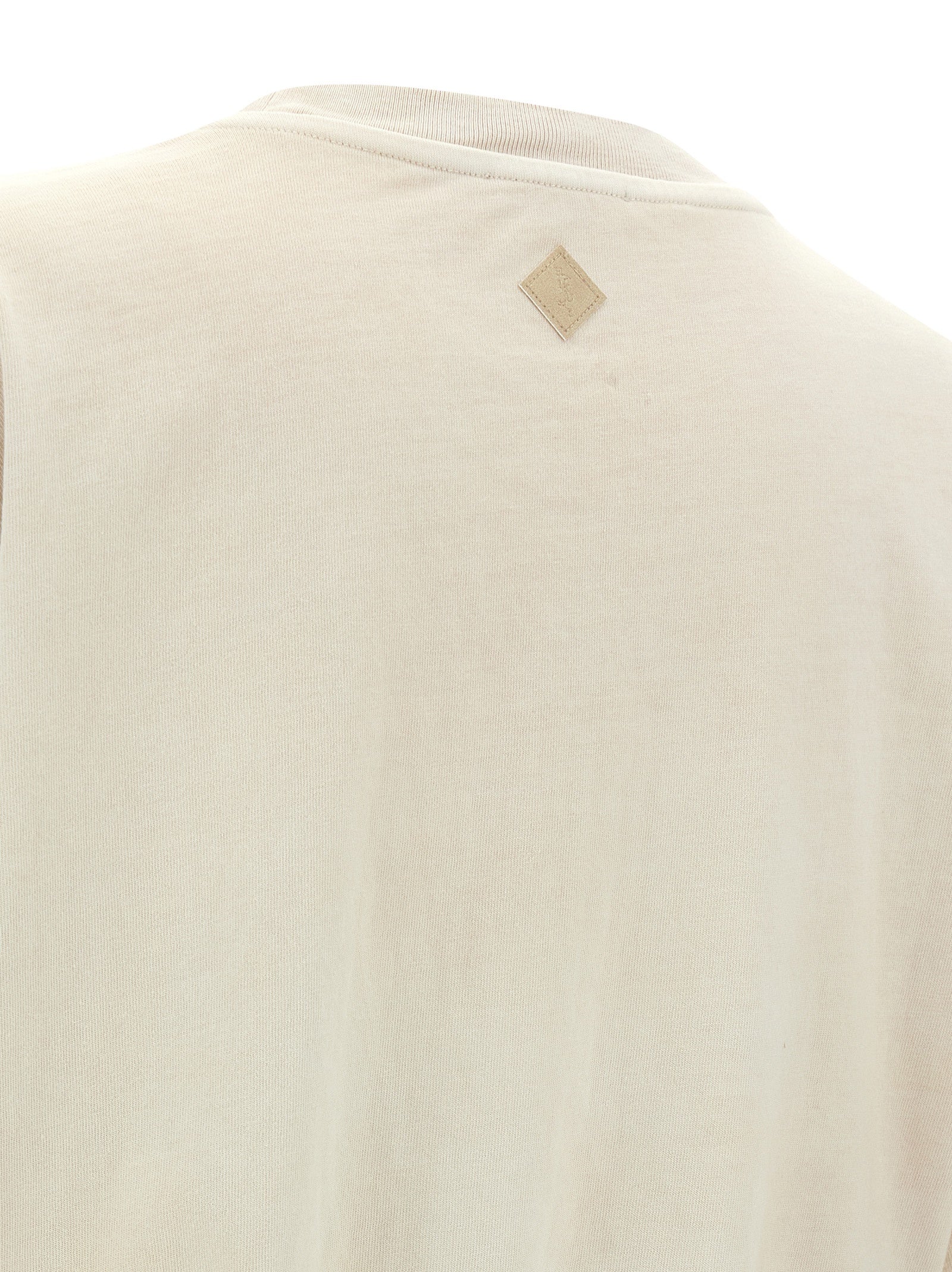 Beige Cotton Long Dress