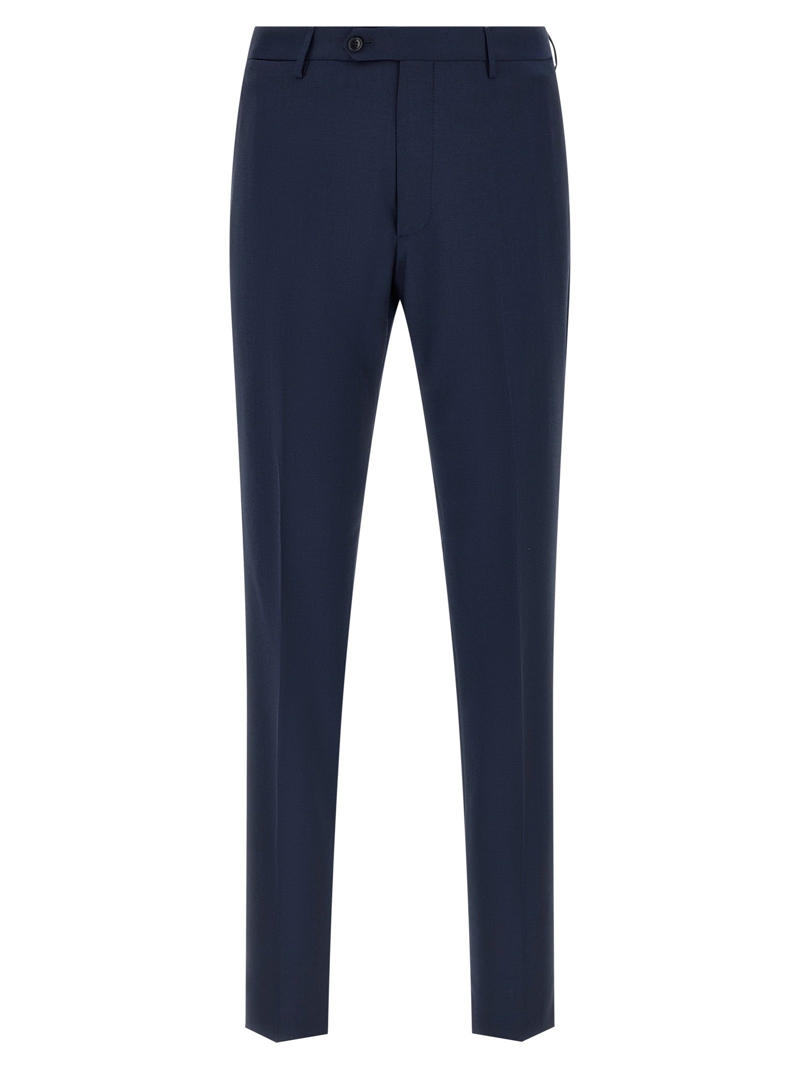 Blue Virgin Wool Two-Piece Suit