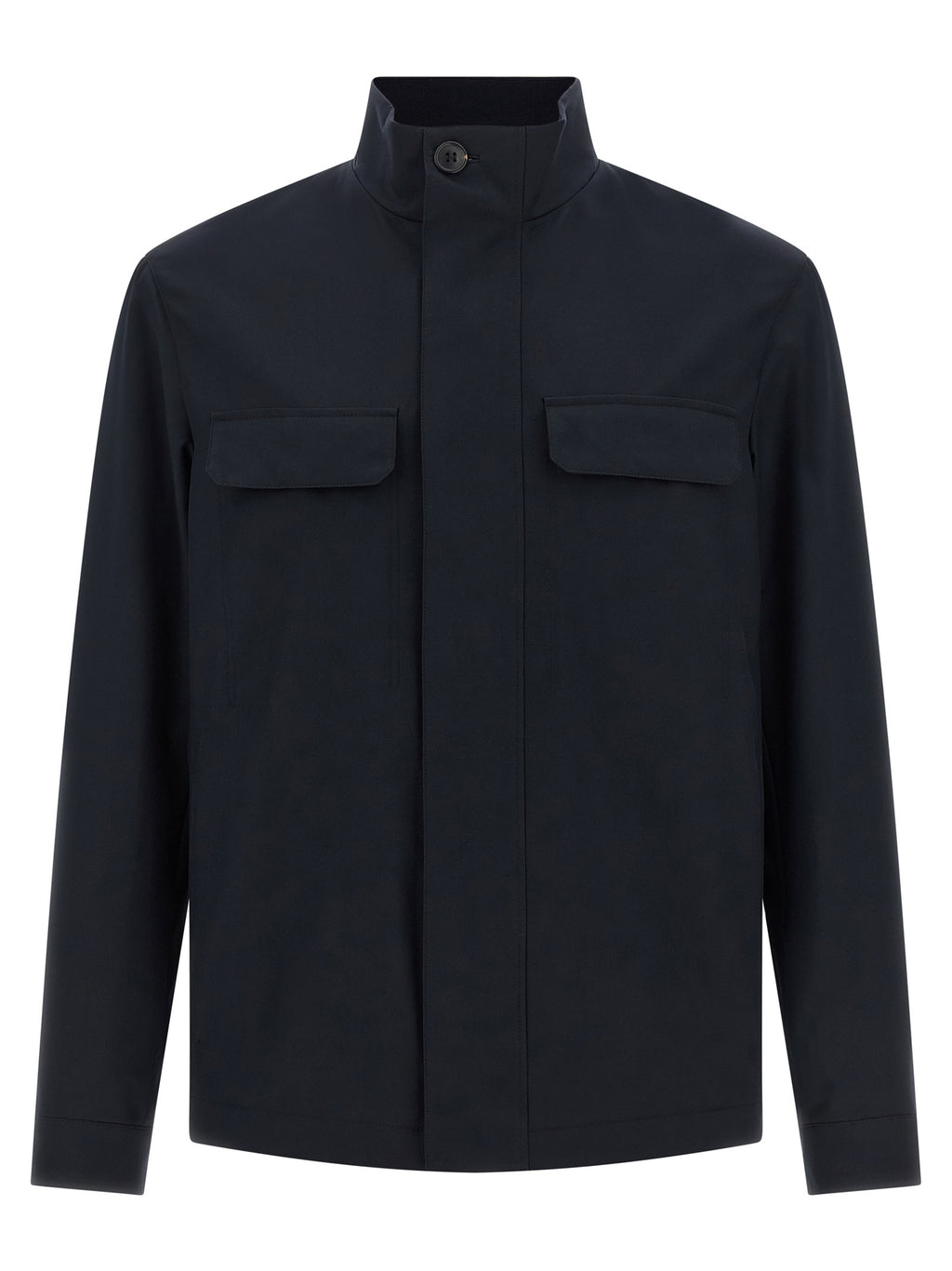 Blue Polyester Jacket