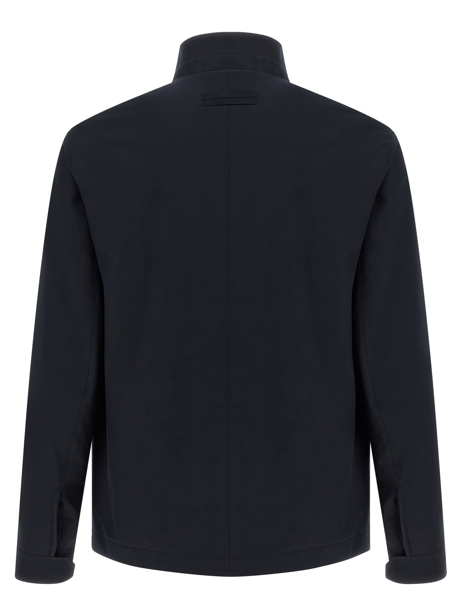 Blue Polyester Jacket