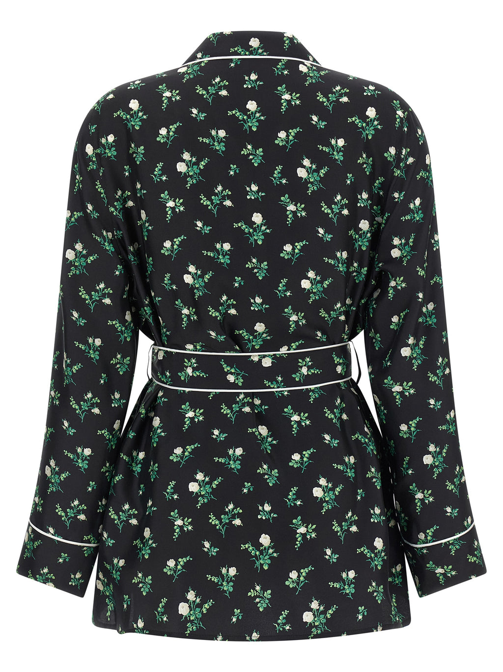 Black Silk Blouse
