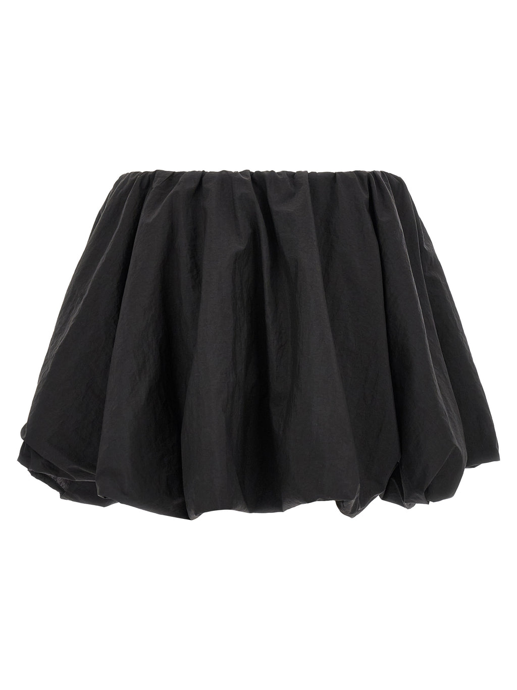 Black Polyamide Long Skirt