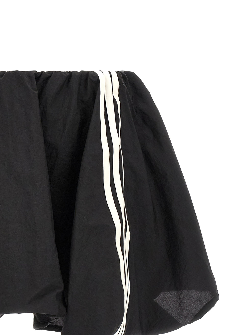 Black Polyamide Long Skirt