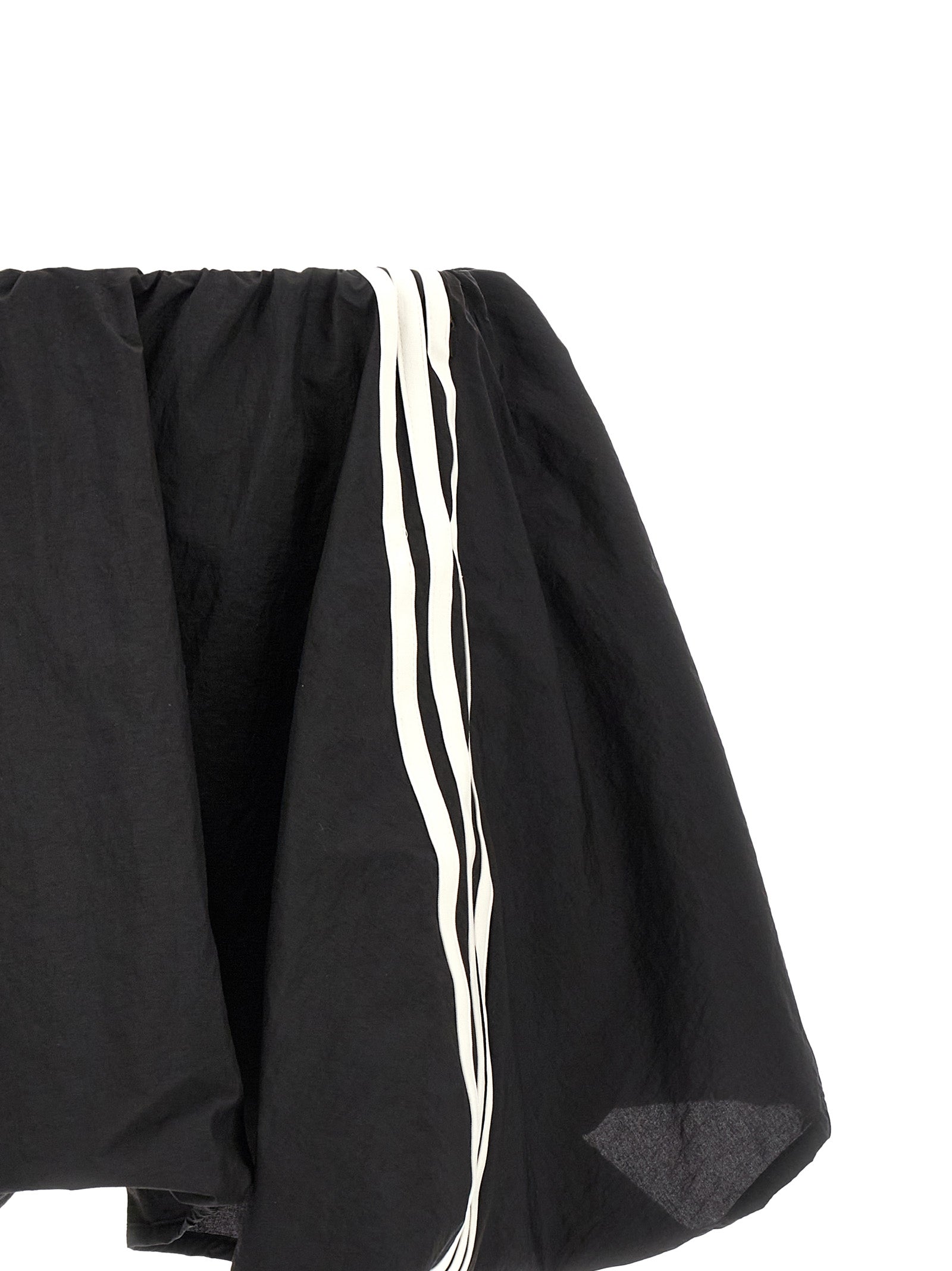 Black Polyamide Long Skirt