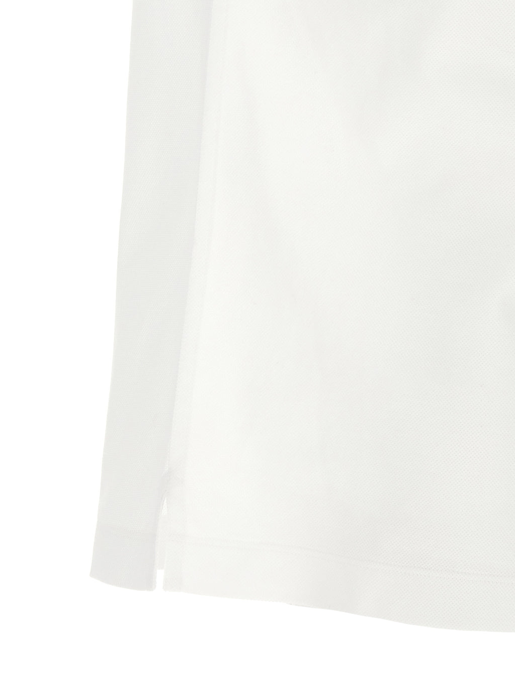 White Cotton Polo Shirt