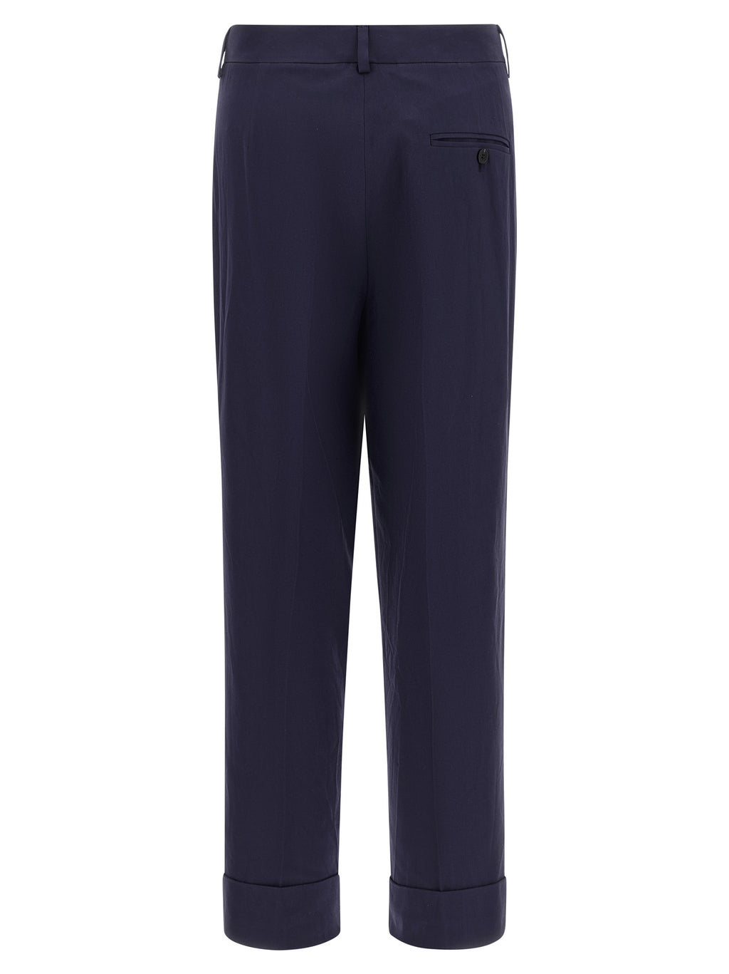 Blue Cotton Pants