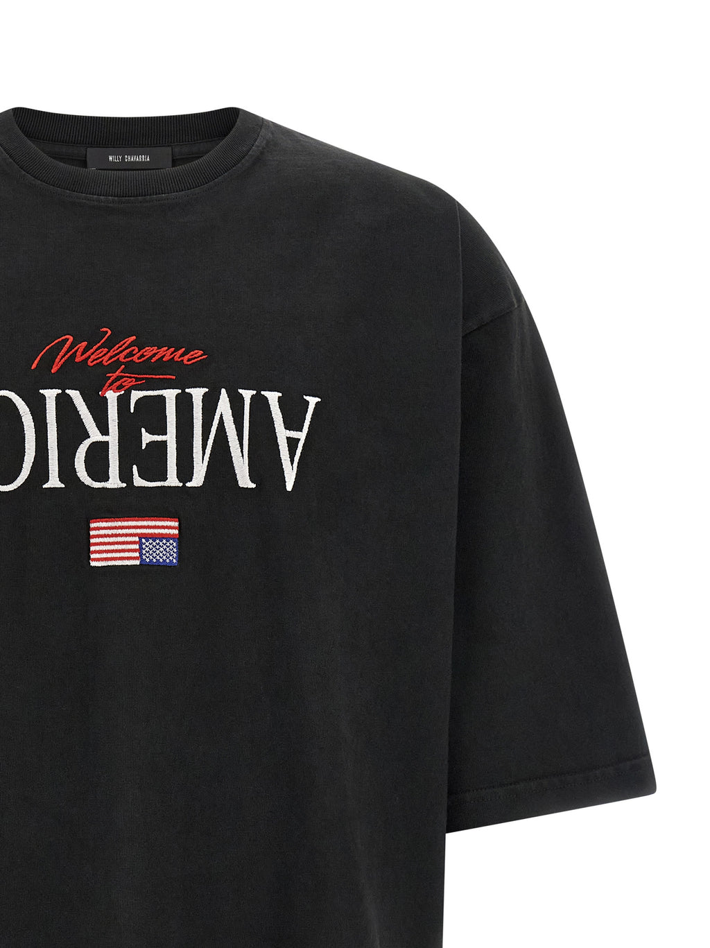 Black Cotton T-Shirt