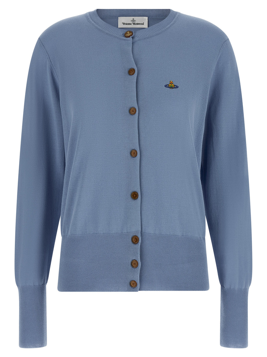 Blue Cotton Cardigan