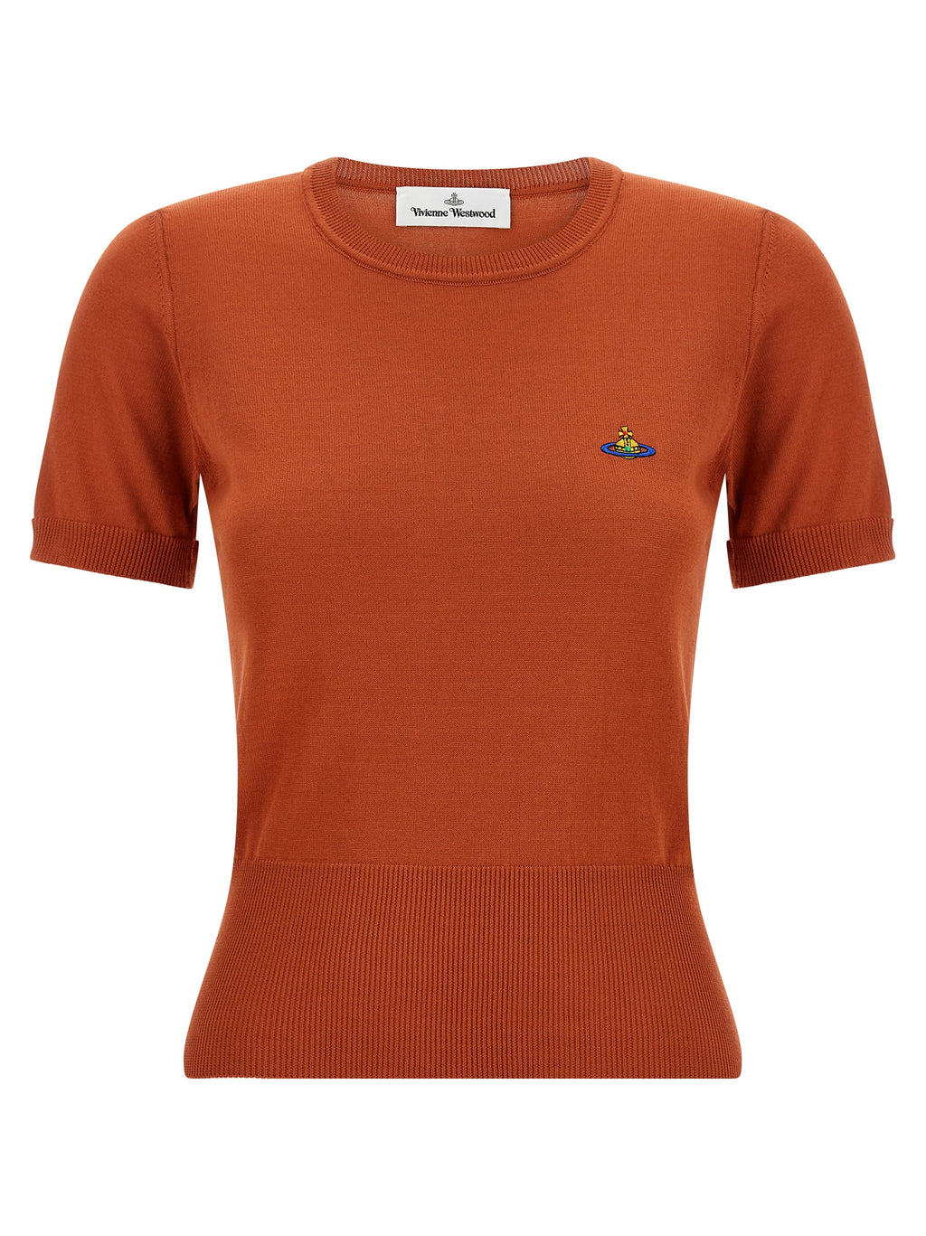 Orange Cotton T-Shirt
