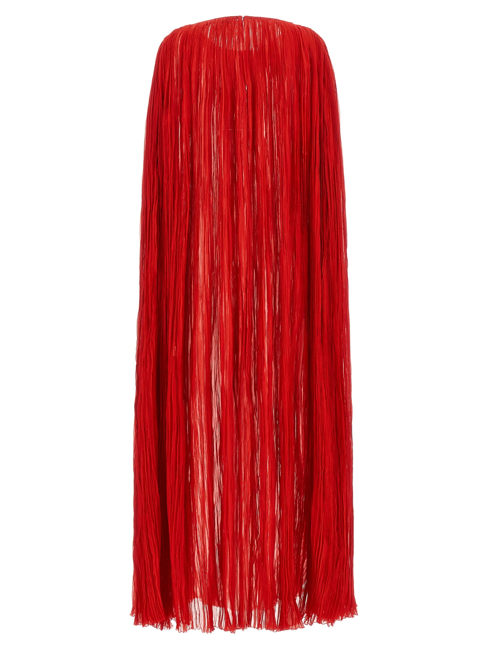 Multicolor Silk Long Dress