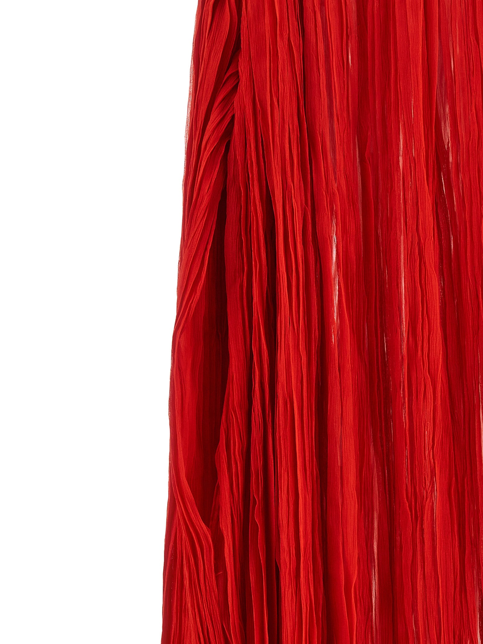 Multicolor Silk Long Dress