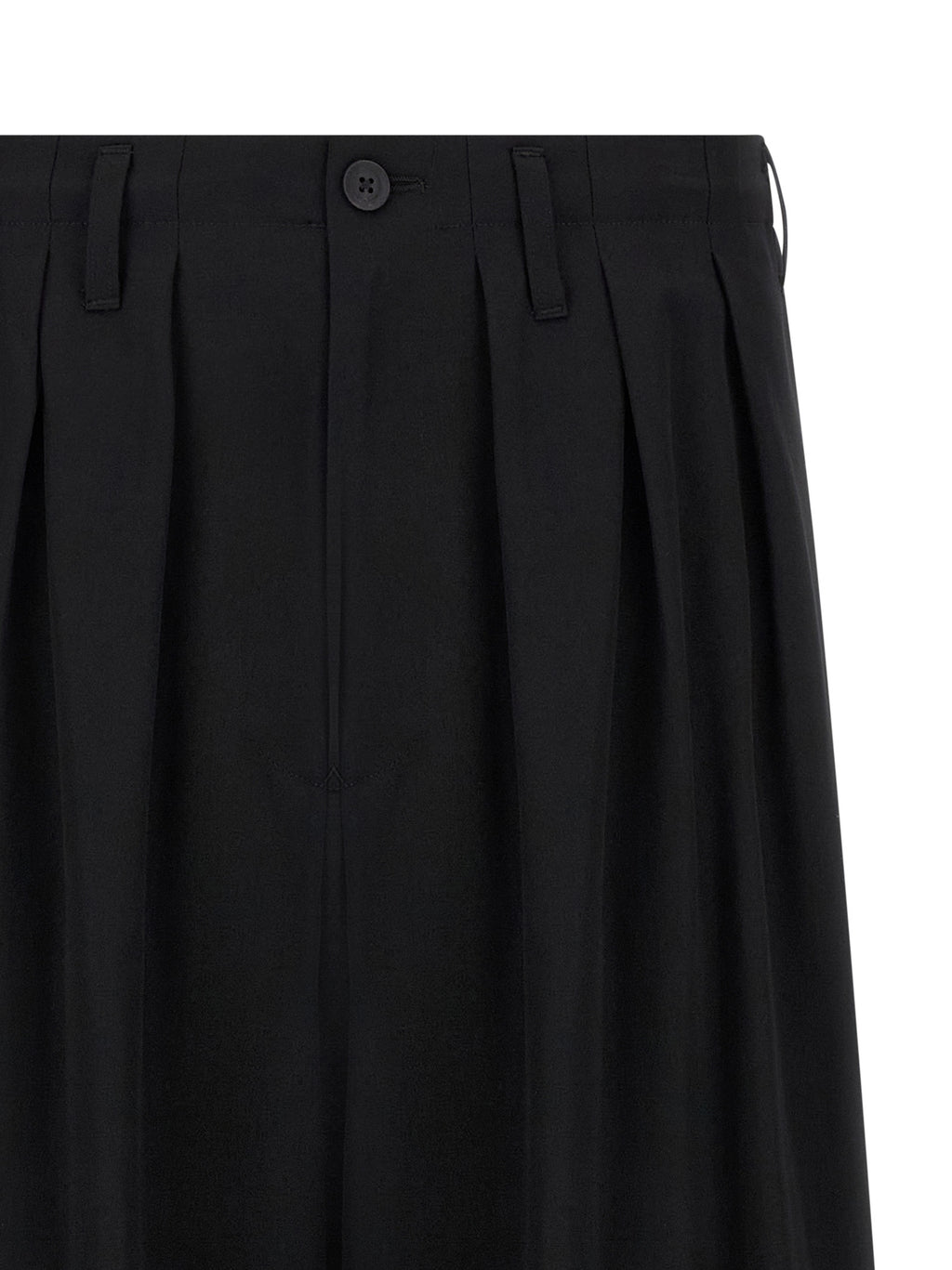 Black Triacetate Casual Pants