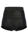 Black Polyamide Bermuda Shorts