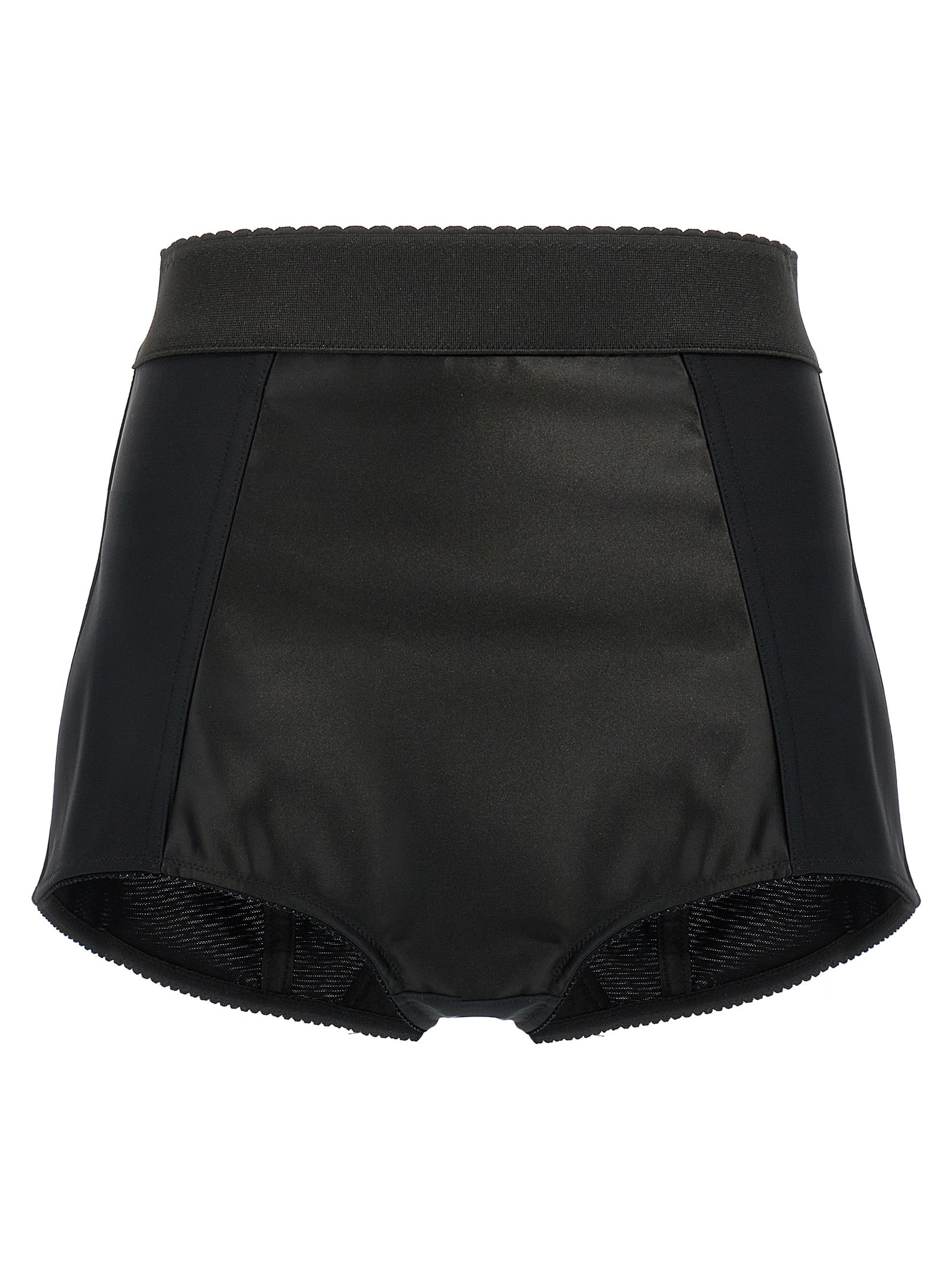 Black Polyamide Bermuda Shorts