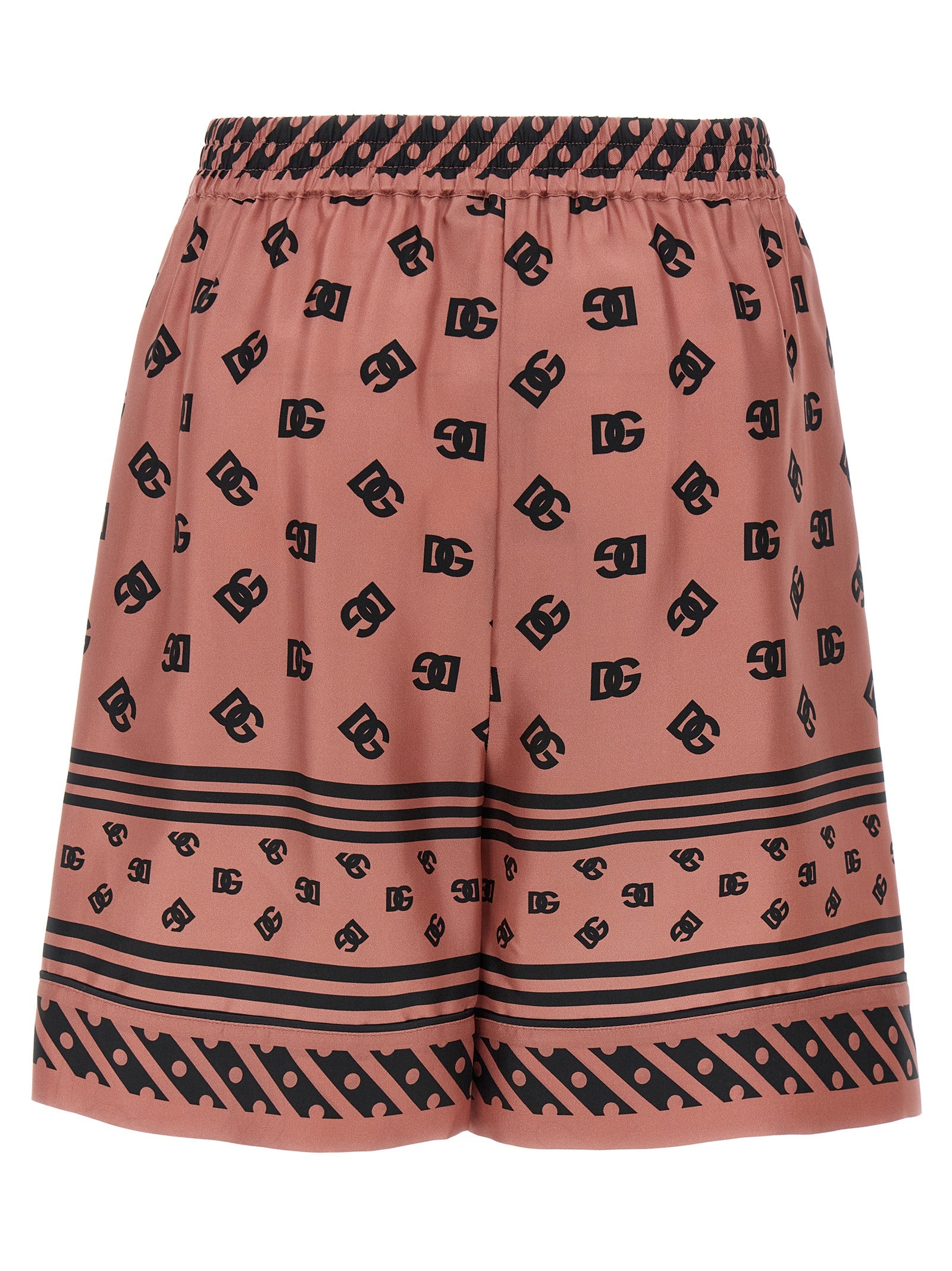 Multicolor Silk Bermuda Shorts