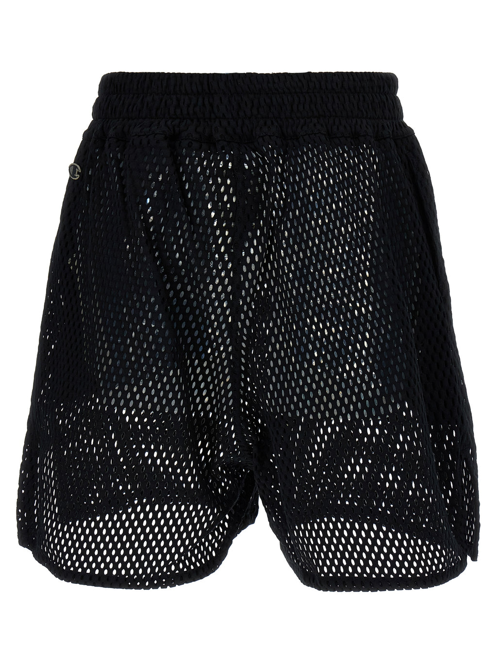 Black Cotton Bermuda Shorts