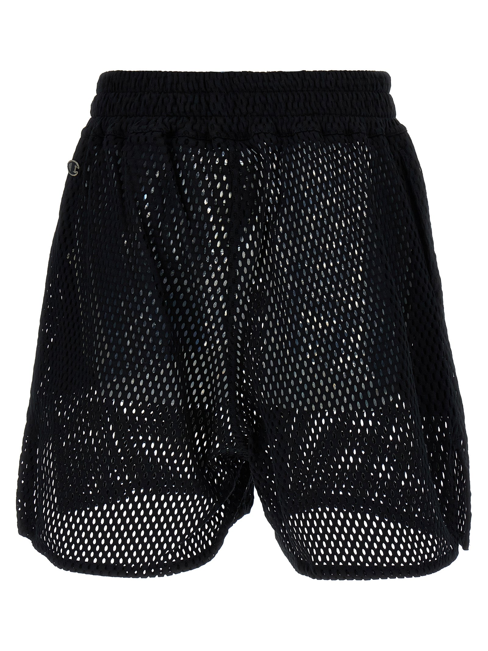 Black Cotton Bermuda Shorts