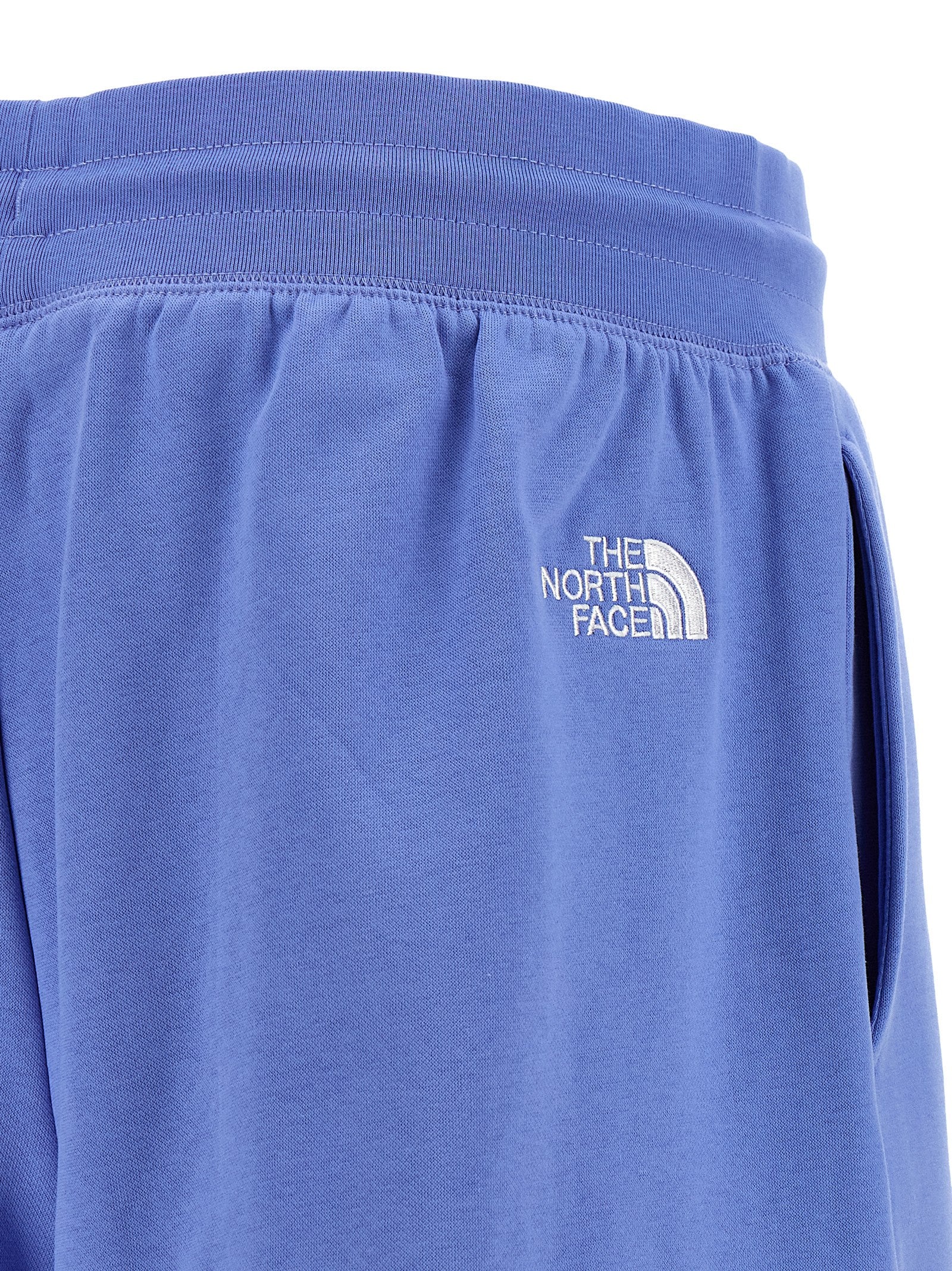 Blue Cotton Bermuda Shorts