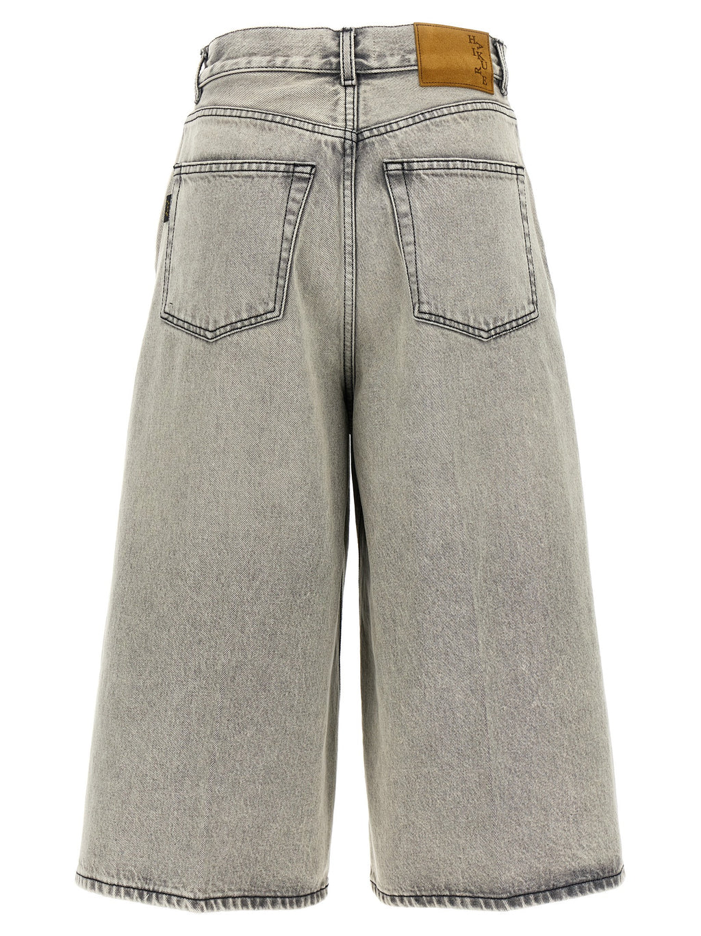 White Cotton Bermuda Shorts