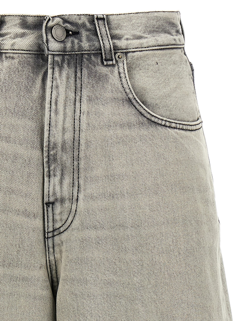 White Cotton Bermuda Shorts