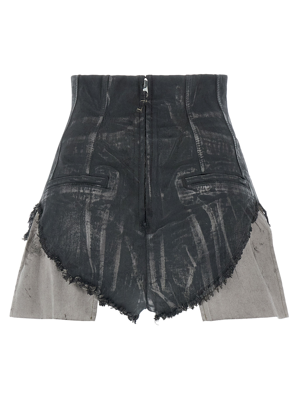 Brown Cotton Bermuda Shorts