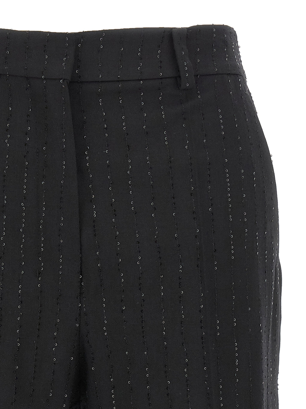 Black Virgin Wool Bermuda Shorts