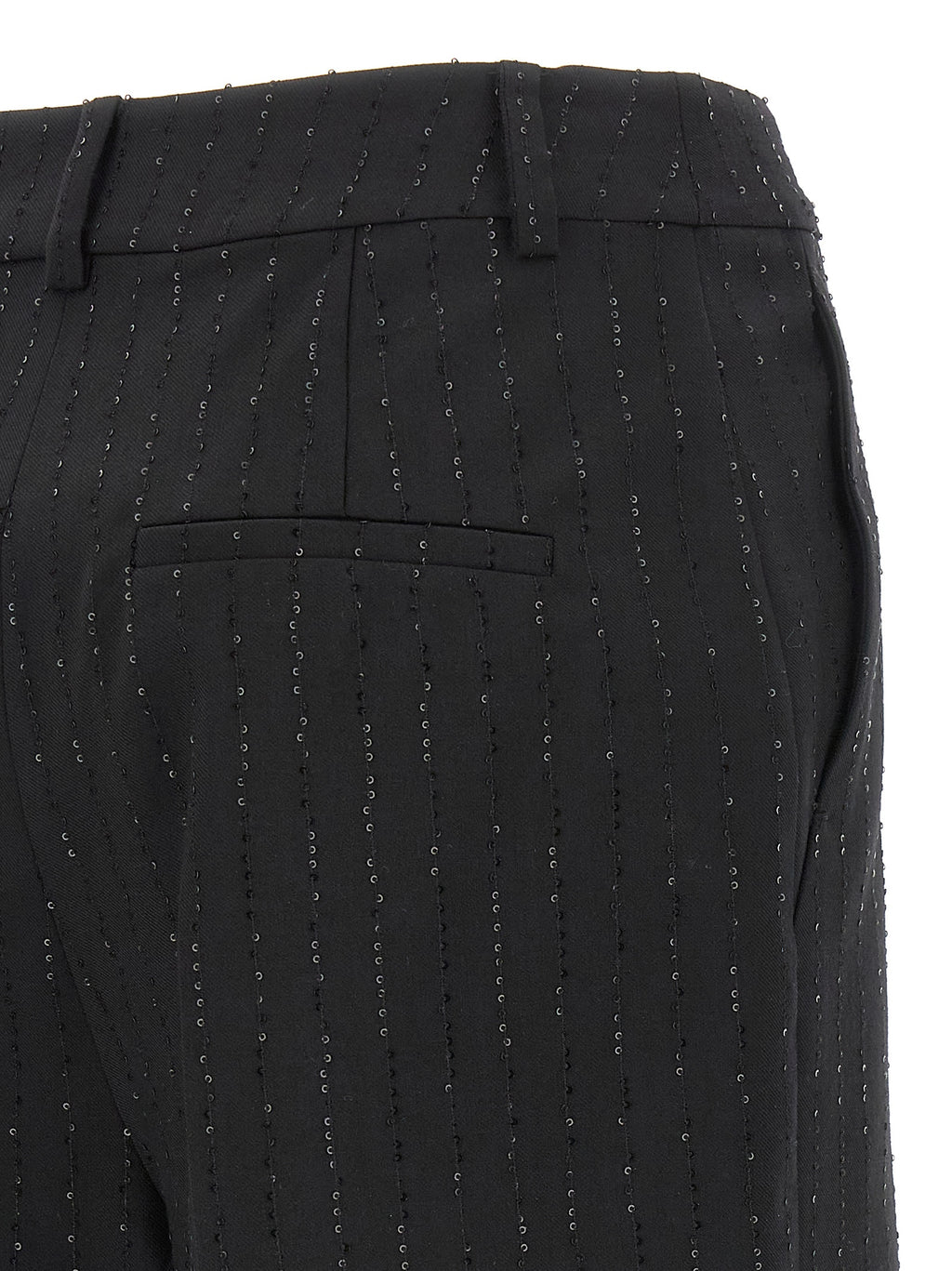 Black Virgin Wool Bermuda Shorts