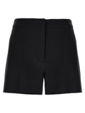 Black Virgin Wool Bermuda Shorts