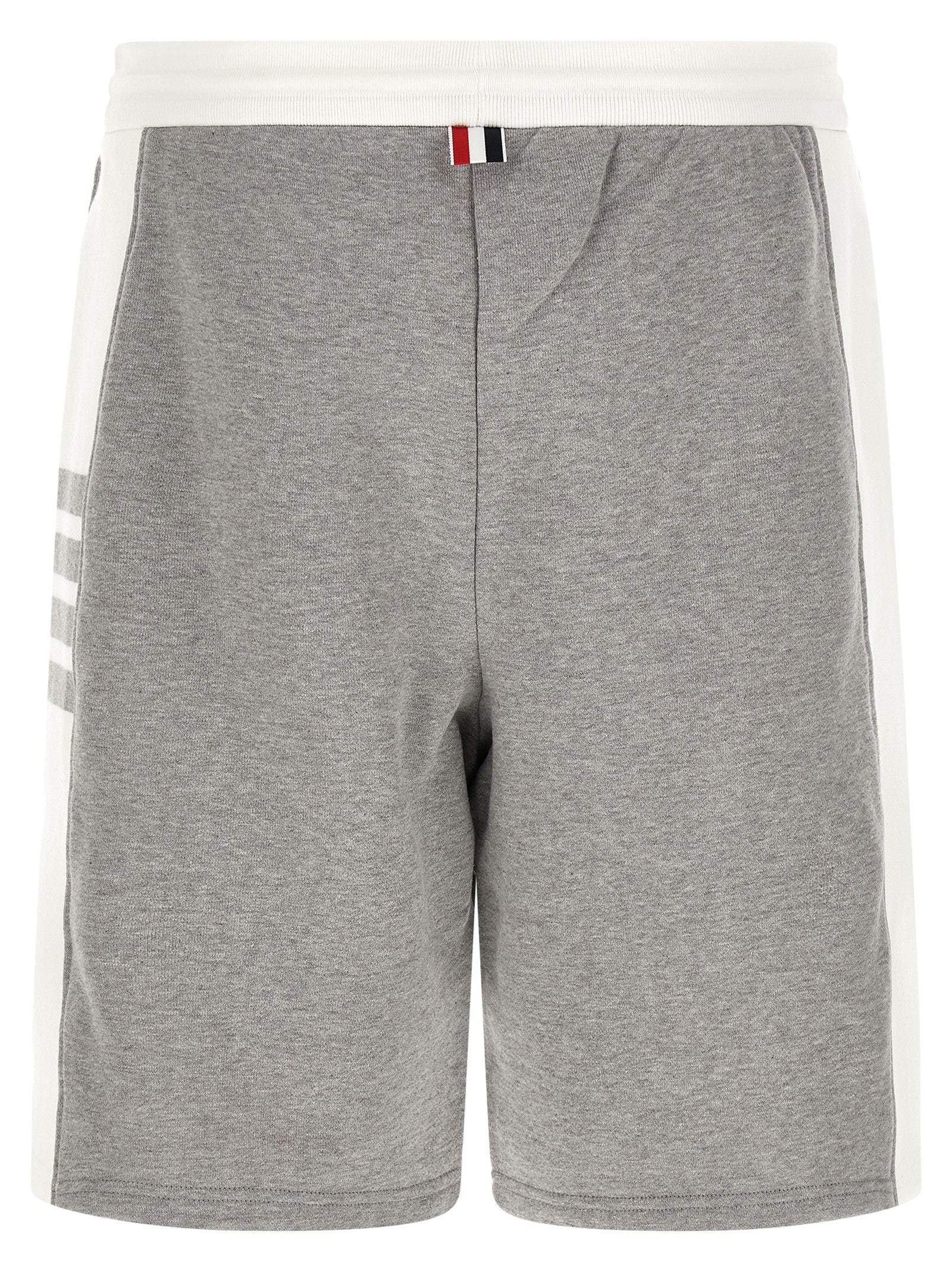 Gray Cotton Bermuda Shorts