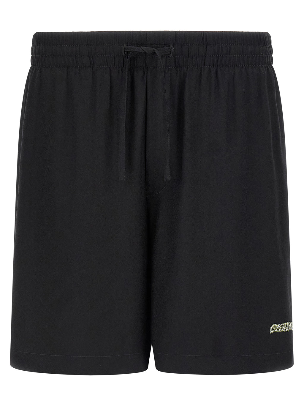 Black Silk Bermuda Shorts
