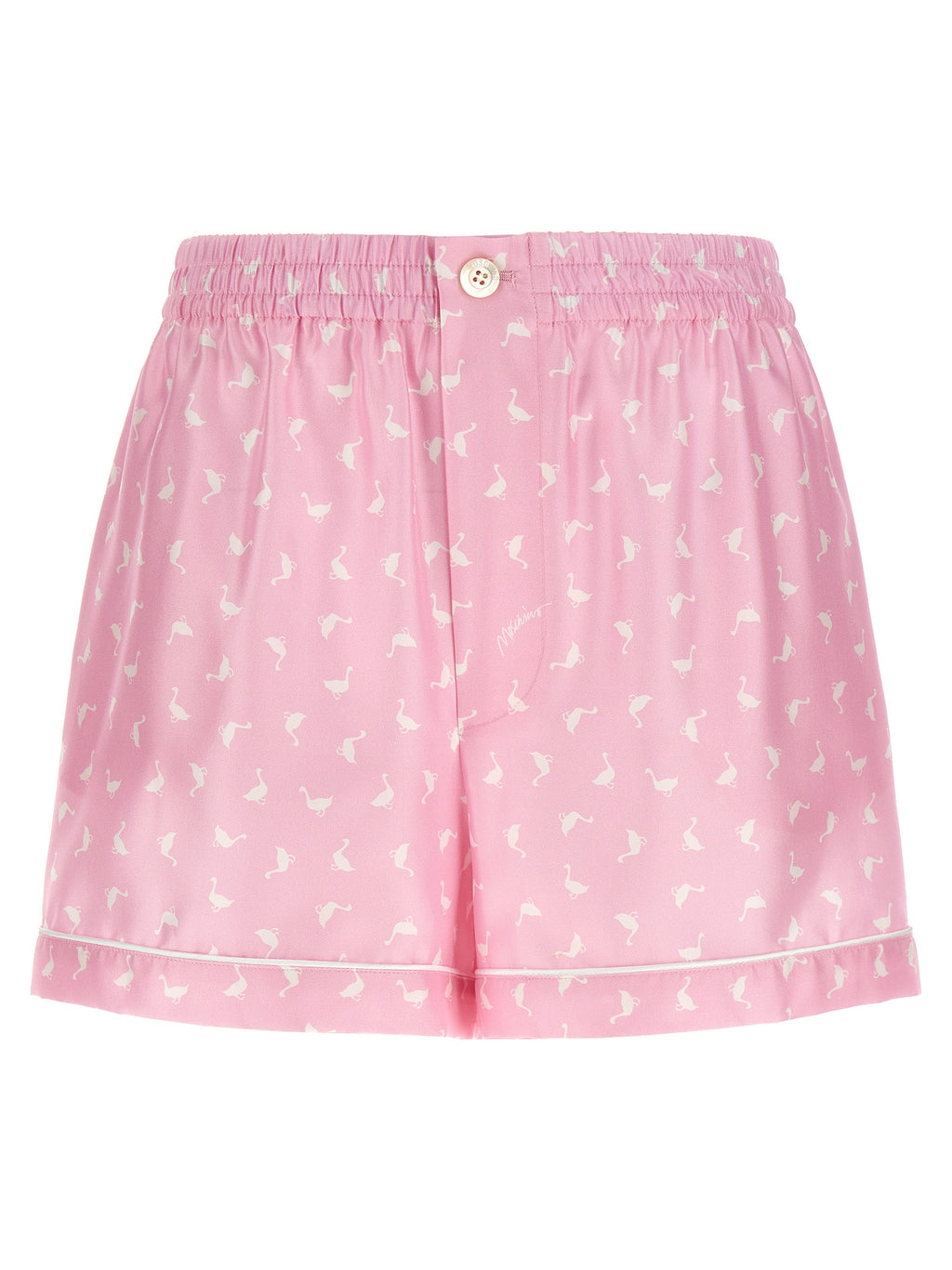 Multicolor Silk Bermuda Shorts